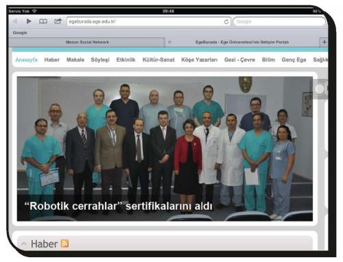 Robotik Cerrahlar Sertifikalarını Aldı